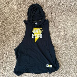 Under Armour Project Rock Black Adam Training sleeveless hoodie